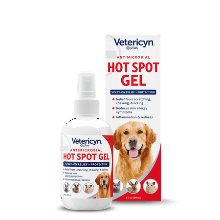 UPC: 0818582011952 | Vetericyn Plus Dog Hot Spot Gel. Provides Itch Relief and Protection for Irritated Skin and Sores. 3-ounce