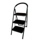 thumbnail image 1 of Escalera De Acero Tubular Plegable Con 3 Niveles Namaro Design Negra, 1 of 5
