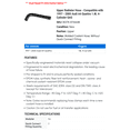 thumbnail image 2 of Upper Radiator Hose - Compatible with 1997 - 2005 Audi A4 Quattro 1.8L 4-Cylinder GAS 1998 1999 2000 2001 2002 2003 2004, 2 of 2