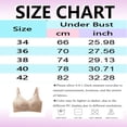 thumbnail image 3 of Kpoplk Jelly Bras for Women No Underwire Full Coverage Push Up Bra Wireless Seamless Bra Comfortable Tshirt Bralettes Size 36,Beige, 3 of 4