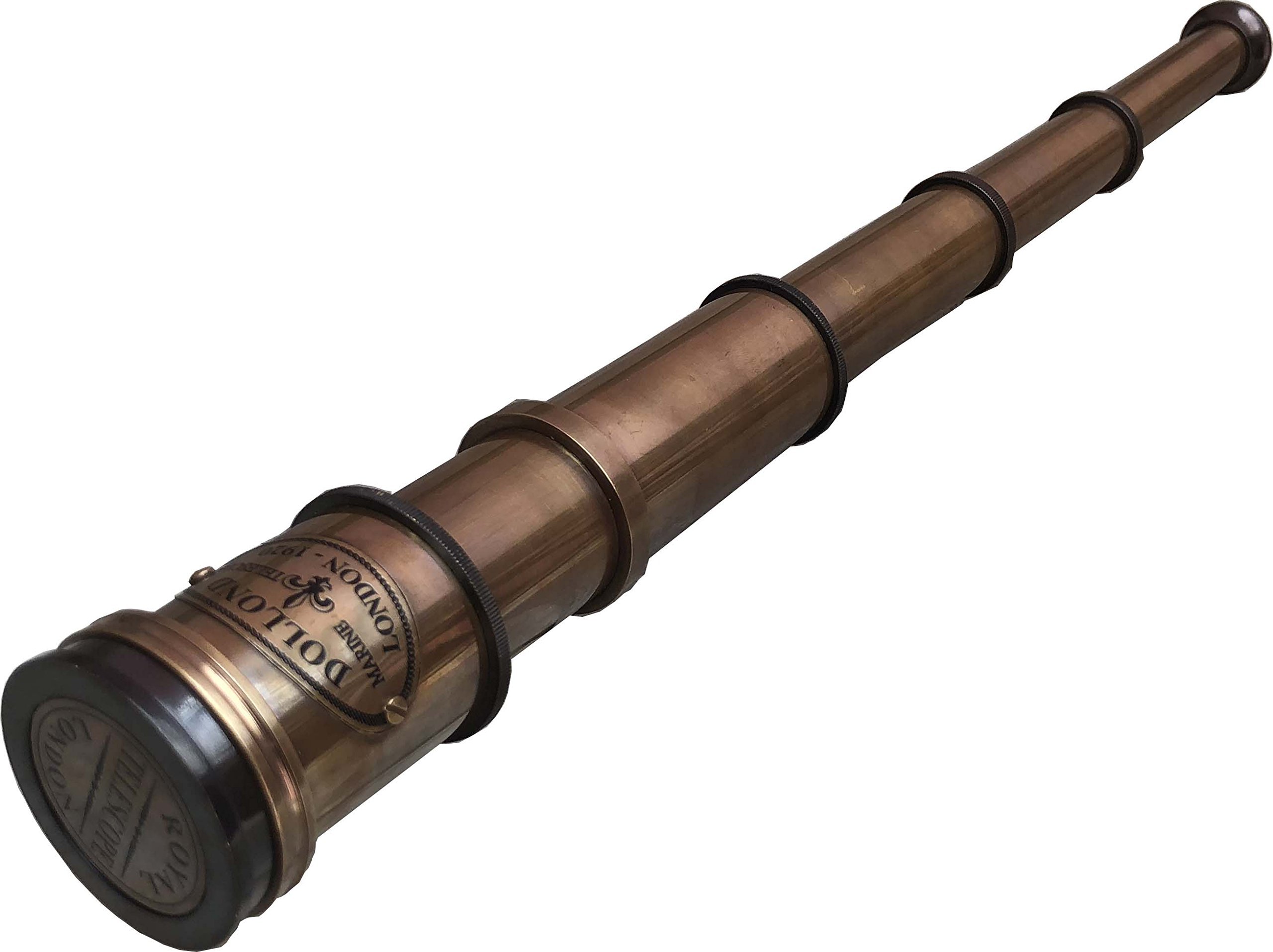 Brass Telescope 16/" Antique Nautical Dolland London Pirate Spyglass Scope Gift
