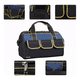 thumbnail image 2 of Mochila Organizador  Bloosom Bolsa De Herramientas Para Electricista Negro con azul detalles amarillos, 2 of 4