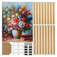 thumbnail image 2 of 2 Set DIY Solid Wood Canvas Frame Kit, 16X20 Inch Canvas Frame Stretcher Bars Wood for Oil Paintings, Prints and Posters, 2 of 8