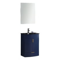 Legion Furniture 24" Contemporary Plastic Bathroom Vanity in Blue