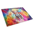thumbnail image 2 of Carolines Treasures DAC3985LCB 15 x 12 in. Hippie Animal Giraffe Glass Cutting Board, 2 of 18