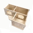 thumbnail image 2 of Laberinto de madera para varios dormitorios con forma de hámster, juguete paisajístico, casa de escape con forma de oso dorado, 2 of 4