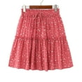 wympdsvi-mini-skorts-women-s-floral-printed-ruffle-hem-elastic-high
