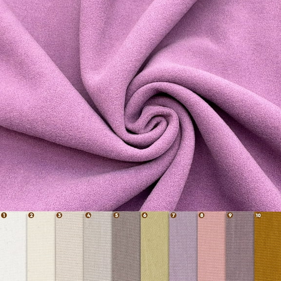 Rayon Poly Spandex Air Layer Fabric, Single-Side Brushed Stretch Knit for Apparel, Activewear, and DIY Sewing Projects (320GSM, 165CM Wide)