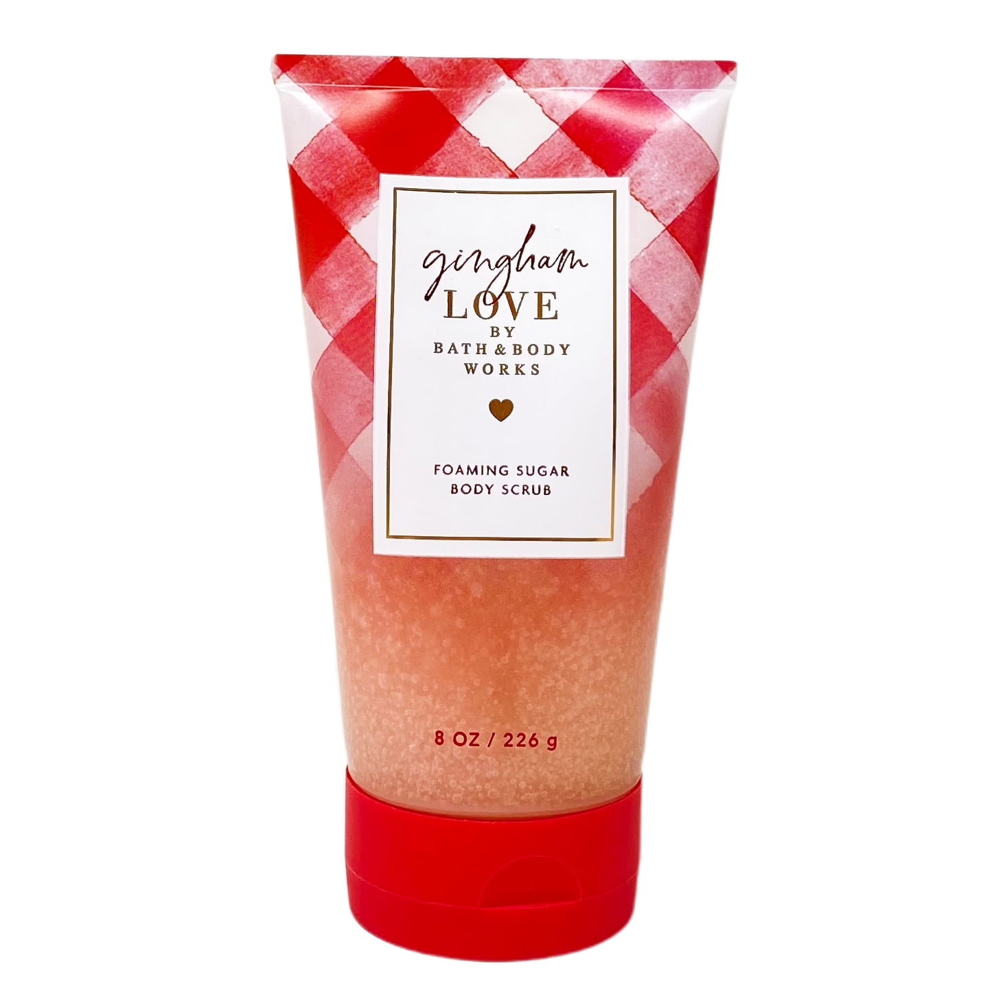 Bath and Body Works Gingham Love Foaming Sugar Body Scrub - 8 oz / 226 g