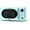 Blue, variant on Nostalgia Retro 0.7 Cu. ft. 700-Watt Countertop Microwave Oven, Aqua