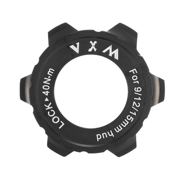 Perno de disco de freno de conversión de bloqueo central de bicicleta MTB Rotor de bloqueo central (negro) Ndcxsfigh Accesorios para bicicletas