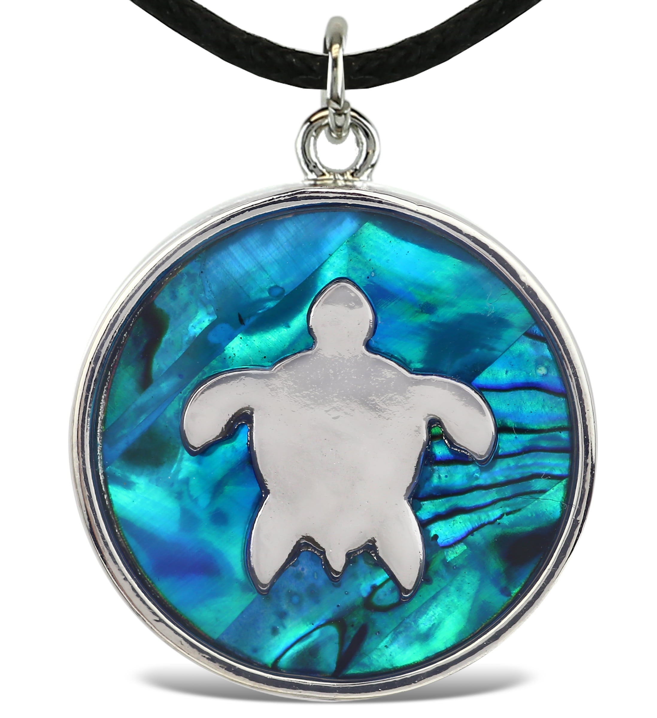 Multicolor Paua Abalone Shell Tortoise Horse Flower Silver Pendant for Necklace Multicolor Paua Abalone Shell Tortoise Horse Flower Silver Pendant for Necklace