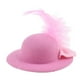 thumbnail image 5 of Sombreros de muñeca de bombín vintage Sombreros de disfraces para Rosado Sunnimix Sombrero de bombín de muñeca, 5 of 8
