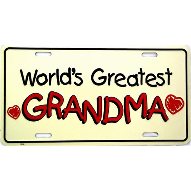 LP 273 World s Greatest Grandma License Plate 314