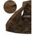 thumbnail image 5 of Gioberti Men's 5 Button Faux Suede Vest, 5 of 6