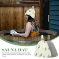 2pcs Sauna Hats Felt Bathing Hat Women Shower Hat Delicate Bathroom Sauna Caps - Walmart.com
