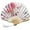 B, variant on ionze Appliances Chinese Style Hand Held Fan Bamboo Paper Folding Fan Party Wedding Decor Fans (L)