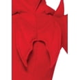 thumbnail image 6 of Women's Cozy Devil Fleece Dress w/wings, tail, and hood, 6 of 8