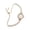 B, variant on Ladies Pearl Bracelet Watch, Rose Gold Case with White Dial Watch for Women, Elegant Faux Pearl Strap Quartz Wristwatch for Women, Luxury Jewelry Watch Gifts for Womens