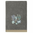 thumbnail image 4 of Authentic Hotel and Spa  Turkish Cotton Aaron 3PC Embellished Towel Set Charcoal, 4 of 5