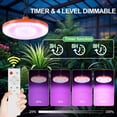 thumbnail image 3 of 96 LED Solar Grow Lights Battery Powered, Full  Hanging Grow Light for Indoor Outdoor Plants with Timer, 3 of 6