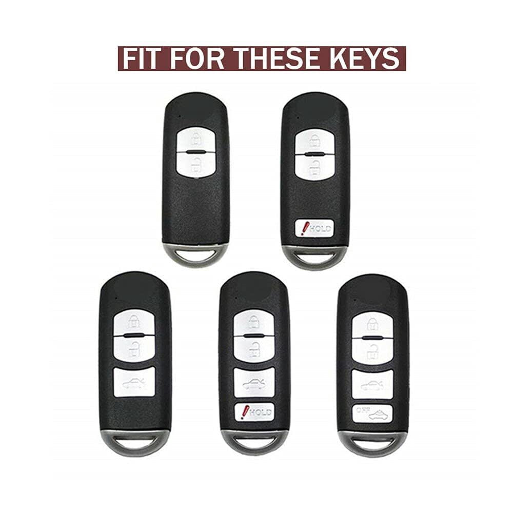 For Mazda Key Fob Cover fit for Mazda 2 3 5 6 8 CX-3 CX-4 CX-5 CX-7 CX-9 Axela