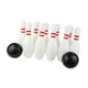 thumbnail image 3 of Juego de bolos para niños, juguetes de bolos para exteriores, interactivo, 10 bolos y 2 bolas para 30 centímetros, 3 of 9