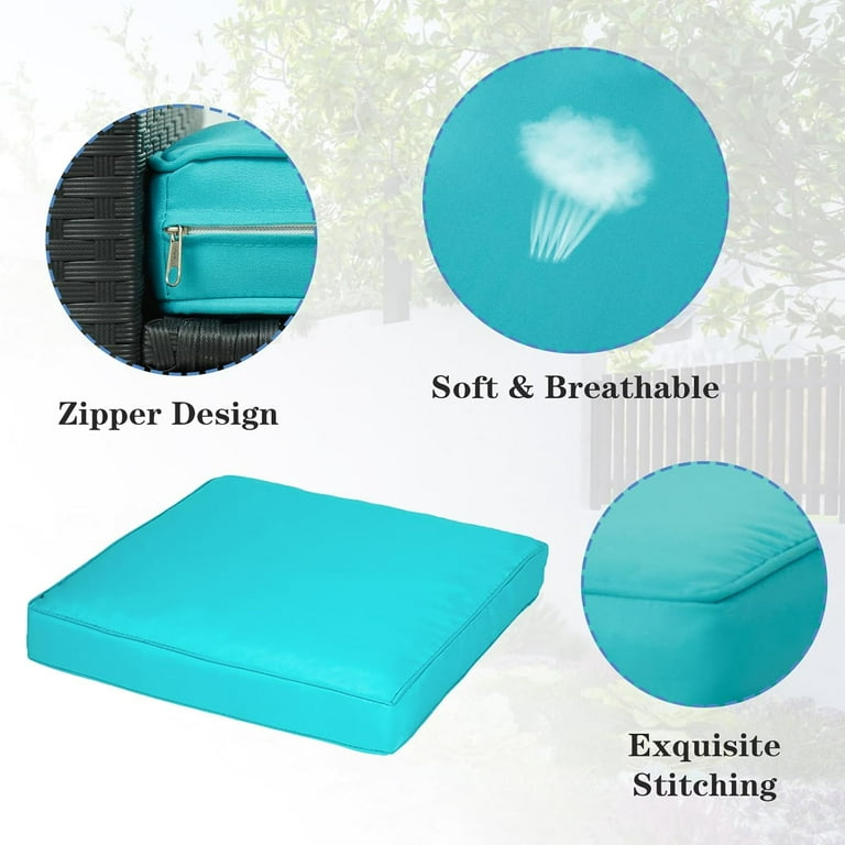 Kinbor 14 Piece Patio Cushion Covers Replacement Washable