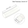 thumbnail image 2 of Uxcell Silicone Tubing 3/16" ID, 27/64" OD 1Pack 0.33 Ft for Pump Transfer, Transparent, 2 of 7