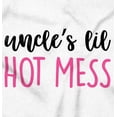 thumbnail image 2 of Uncles Lil Mess Niece Nephew Cute Toddler Boy Girl T Shirt Infant Toddler Brisco Brands 5T, 2 of 6