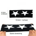 thumbnail image 2 of ZQUUVOU Women's Star Hair Band Hip Hop Dance Non Slip Elastic Bandana Knit Headband Sports Yoga Workout Hair Accessories Gray, 2 of 3