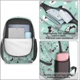 thumbnail image 4 of Siberian Husky and Mountains 17" School Backpacks for Teens,Waterproof Oxford Fabric,S-Shape Padded Straps for School,Travel,Hiking,Camping, 4 of 6
