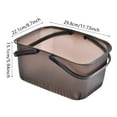 thumbnail image 2 of Ikeay Kitchen Cleaning Supplies, Shower Caddy Basket Portable Shower Tote Plastic Dorm College Shower Organizer Bucket with Handles Storage Shower Caddy Organizer for Bathroom and Kitchen, 2 of 5