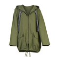 thumbnail image 4 of Vedolay Women Ladies Raincoat Plus Raincoat Waterproof Long Hooded Coats Green,L, 4 of 5