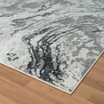 thumbnail image 5 of Luxe Weavers Modern Marble Swirl Gray 8x10 Area Rug for Bedroom, Metallic Abstract Carpet, 5 of 8