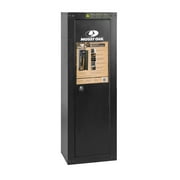 Mossy Oak 8 Gun Security Cabinet, 17-inch x 11-inch, Key Lock, Black
