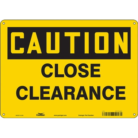 

Condor Safety Sign 10 inx14 in Aluminum 477L63 477L63 ZO-G5537931