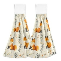 2 Bathroom Towels Kitchen Towels 18.2x14In Velcro Hand Wipes Dish Cloths & Dish Towels Washroom Towels Face Towel Hand Wipes Cute Fox