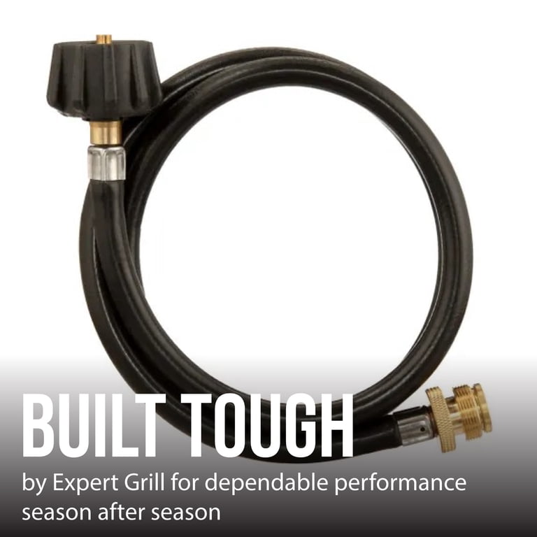 Expert Grill 4 ft. Propane Adapter Hose with Brass Fittings photo 7