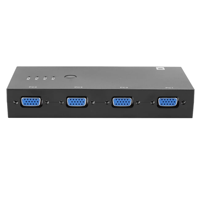 Convertidor de vídeo VGA 4 en 1 NikouMX Negro 500MHZ