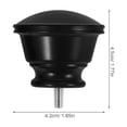 thumbnail image 2 of 2pcs Curtain Rod Finials Curtain Pole Finials Curtain Rod Ends Curtain Pole Plugs, 2 of 9