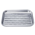 thumbnail image 1 of 1Set Grill Serving Tray For Baking Draining Cooking 13.8*9.4*1.2in, 1 of 9