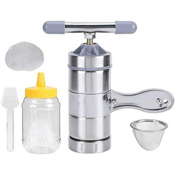Stainless Steel Honey Press, Mini Portable Honey Extractor, Manual Honey Squeezer with Stainless Steel Filter, Beekeeping Tool$$Home Decor, Kitchen, & Other