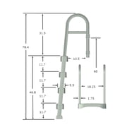 Snap-Lock Swimming Pool Deck Ladder Model SLD Taupe