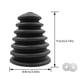 thumbnail image 5 of Scienceny Drill Bit Cover Stain Debris Dustproof Guard Accessories Electric Dust Universal Collector Spare Protector Portable Hammer Type3 Scienceny TO000446-00, 5 of 6
