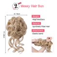 thumbnail image 2 of Extensiones para moño HOOJIH HB010 Daisy Tousled Updo x2 Blonde, 2 of 7