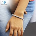 thumbnail image 2 of JEWELEXCESS Sky Blue Topaz Bracelet for Women – Genuine, Single-Row Blue Sky Blue Topaz Jewelry – 925 Sterling Silver Bracelets – Birthstone Bracelet Sterling Silver Jewelry Gifts for Women, 2 of 5