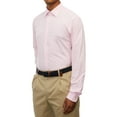 thumbnail image 3 of Lands' End Mens Regular-Fit Pink Solid Dress Shirt, 3 of 3