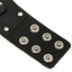 thumbnail image 5 of Moda hombre joyería cuero cinturón ancho pulsera estilo Punk muñequera Negro jinwen De ancho brazalete de cuero, 5 of 8