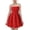 Red, variant on Kaprioy Girls Party Dresses Casual Summer Dress Crew Neck Tween Sundress Party Dresses Birthday Dresss Summer Dress